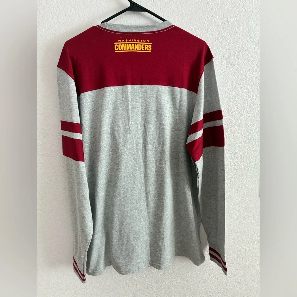 NFL WASHINGTON COMMANDERS EMBROIDERED RAGLAN SHIRT LONG SLEEVE SIZE L - Picture 6 of 6